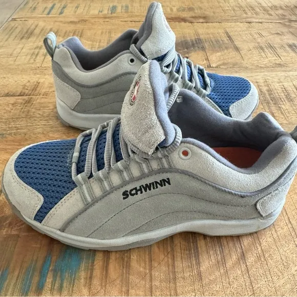 Schwinn Spitfire Women’s Cycling Blue Gray Shoes Size Eu 38 US 7.5