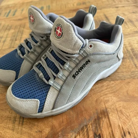 Schwinn Spitfire Women’s Cycling Blue Gray Shoes Size Eu 38 US 7.5