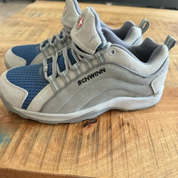 Schwinn Spitfire Women’s Cycling Blue Gray Shoes Size Eu 38 US 7.5