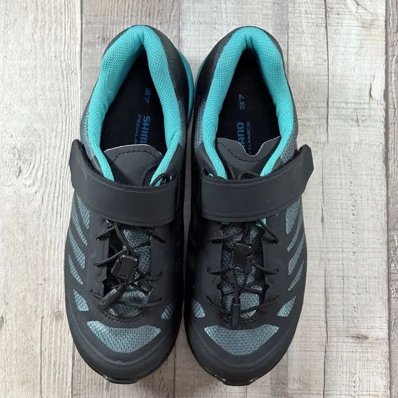 Shimano Women's Cycling Shoes Bicycle Road Bike SH-MT502 Black Size 5.5