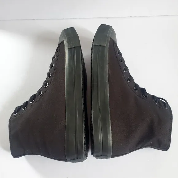 Shoes For Crews Black High-Top Men's Sneakers Size 8, Women's Size 9.5