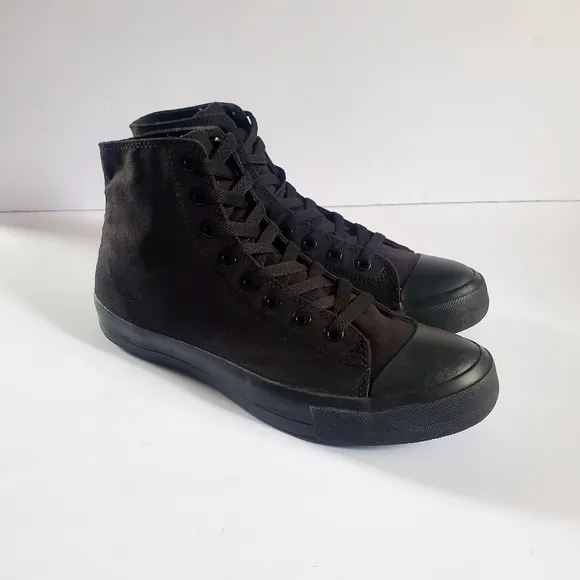 Shoes For Crews Black High-Top Men's Sneakers Size 8, Women's Size 9.5