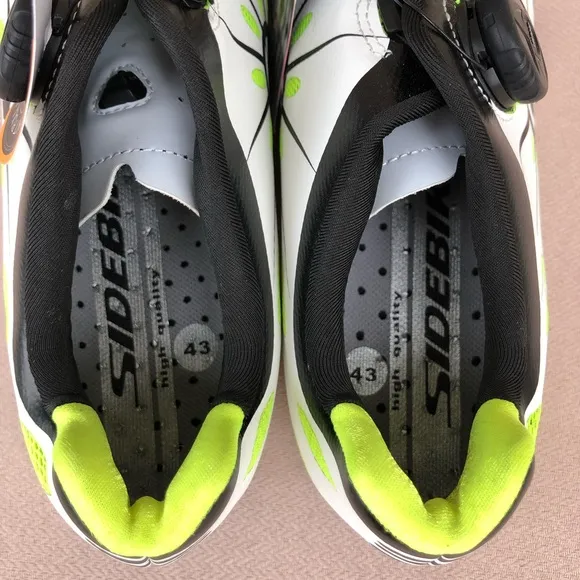 SIDEBIKE 008 Road Reel Knob Speed Lacing System  Carbon Fiber Cycling Shoes 43
