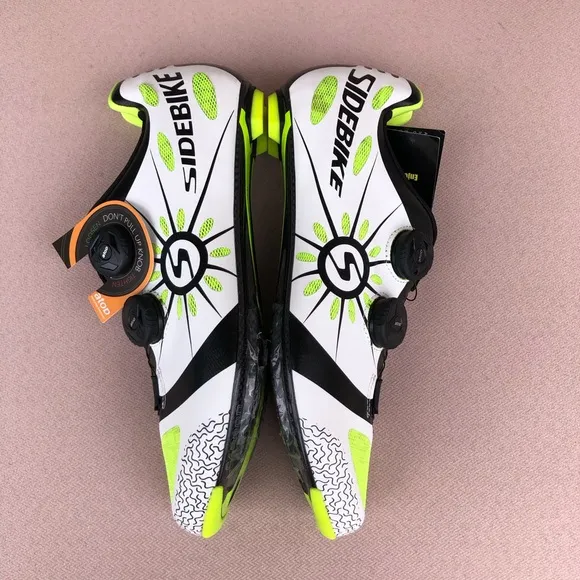 SIDEBIKE 008 Road Reel Knob Speed Lacing System  Carbon Fiber Cycling Shoes 43