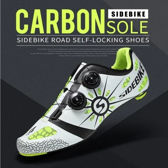 SIDEBIKE 008 Road Reel Knob Speed Lacing System  Carbon Fiber Cycling Shoes 43