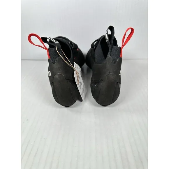 Size 10 ADIDAS Five Ten Aleon Climbing Shoes Mens Black Red BC0861 Stealth NEW
