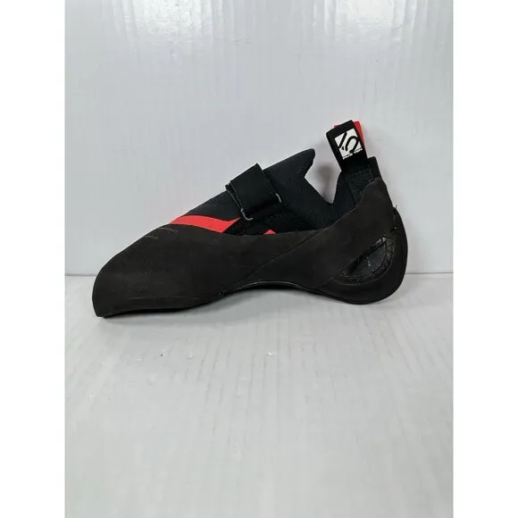 Size 10 ADIDAS Five Ten Aleon Climbing Shoes Mens Black Red BC0861 Stealth NEW
