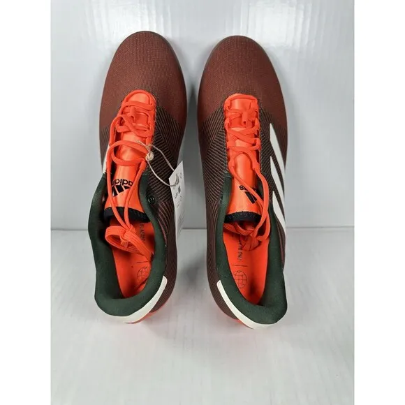 Size 10.5 adidas The Road Shoes Cycling Shoes 3 Bolt Impact Orange Mens GY6810