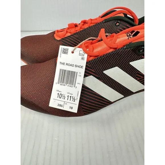 Size 10.5 adidas The Road Shoes Cycling Shoes 3 Bolt Impact Orange Mens GY6810