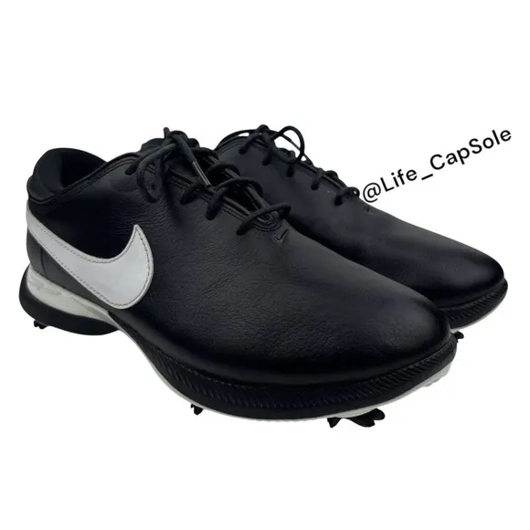 Size 3.5 Nike Golf Air Zoom Victory Tour 2 Mens Shoes Black White New DJ6569-001