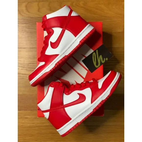 Size 5y Nike Dunk High “Championship Red” DB2179-106