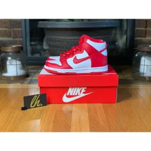 Size 5y Nike Dunk High “Championship Red” DB2179-106