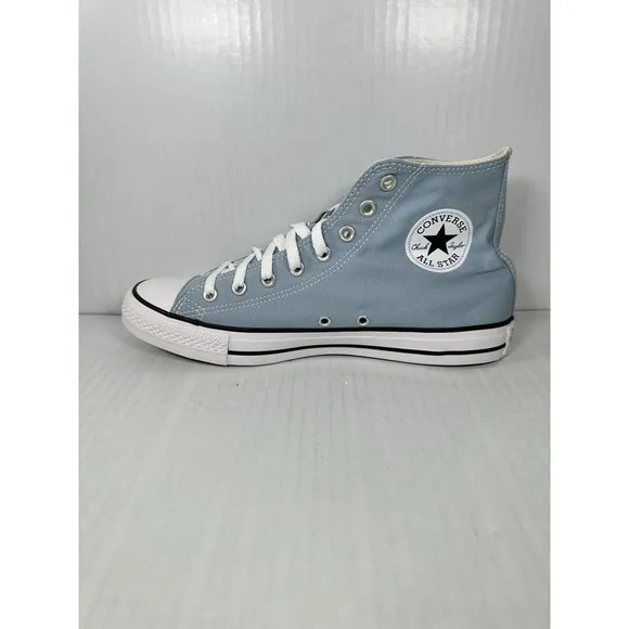 Size 9.5 Converse Chuck Taylor All Star High Top Sneakers Blue Mens A08579F NEW