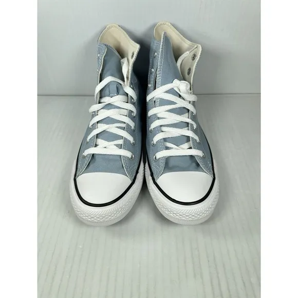Size 9.5 Converse Chuck Taylor All Star High Top Sneakers Blue Mens A08579F NEW