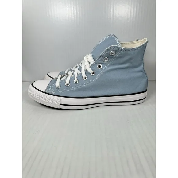Size 9.5 Converse Chuck Taylor All Star High Top Sneakers Blue Mens A08579F NEW