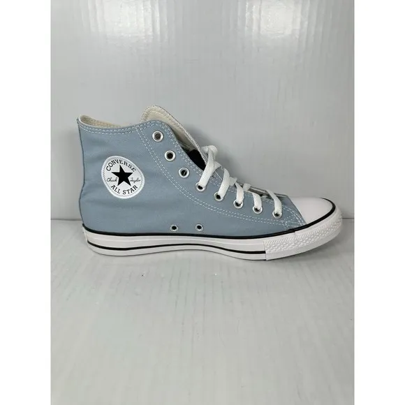 Size 9.5 Converse Chuck Taylor All Star High Top Sneakers Blue Mens A08579F NEW