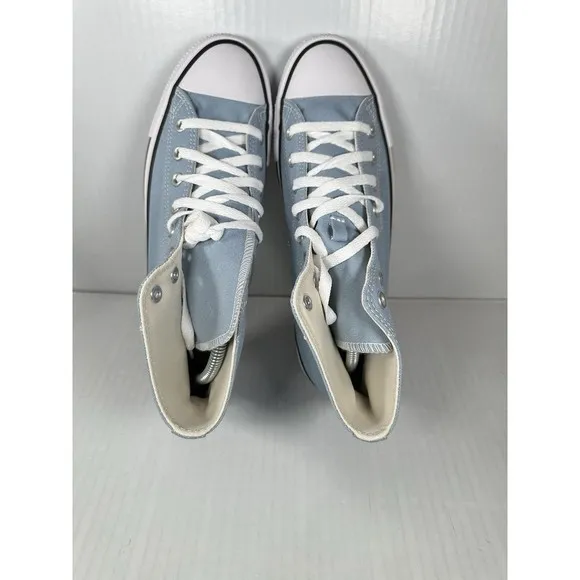 Size 9.5 Converse Chuck Taylor All Star High Top Sneakers Blue Mens A08579F NEW