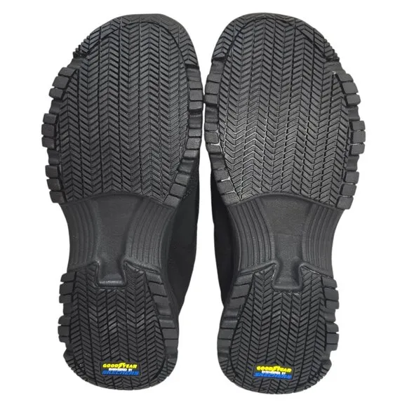 Skechers Goodyear Slip Resistant Shoes Memory Foam Women's Size 9.5 Moja Black