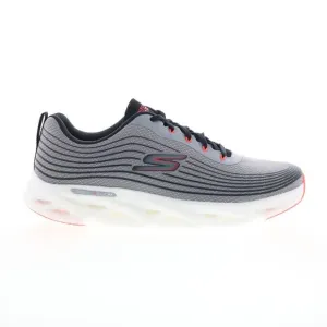 Skechers Mens GO Run Swirl Tech Speed Gray Shoes (NWT)