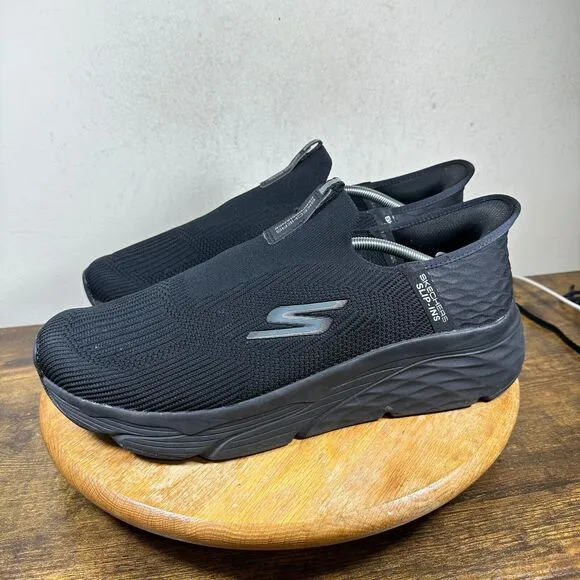 Skechers Slip-ins Max‎ Cushioning Sneaker Men's Size 13 Black Shoes 220389WW BKW