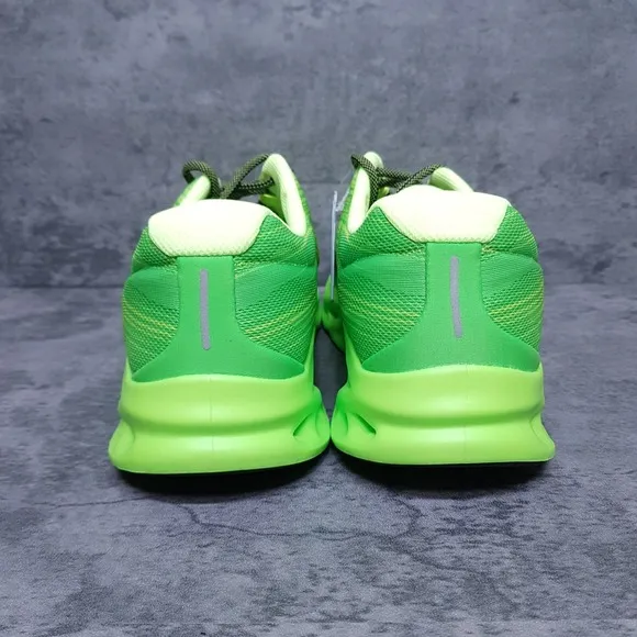 SKETCHERS Go Run Swirl Tech Speed Running shoes Mens 11.5 Lime Green