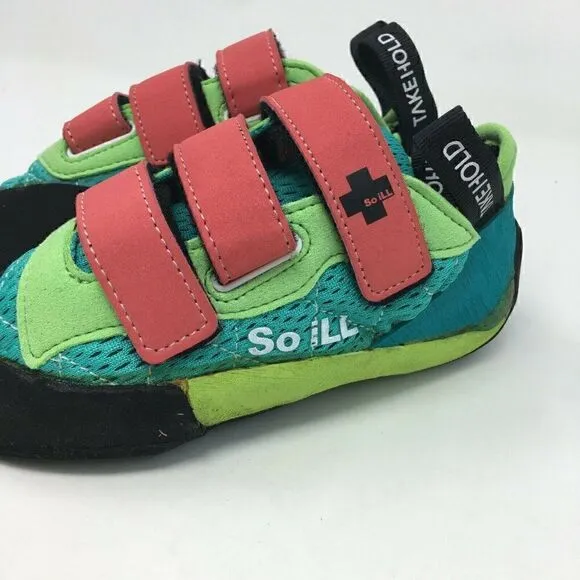 So Ill Women's Shoes Multicolor Size 4.5 Runner LV Climbing Downturned Toe Flaw