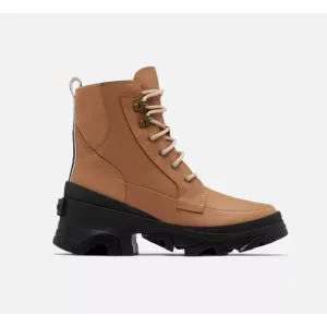 Sorel Brex Lace-Up Boots in Tawny Buff and Black Size 8 M Retail $200 NEW‎