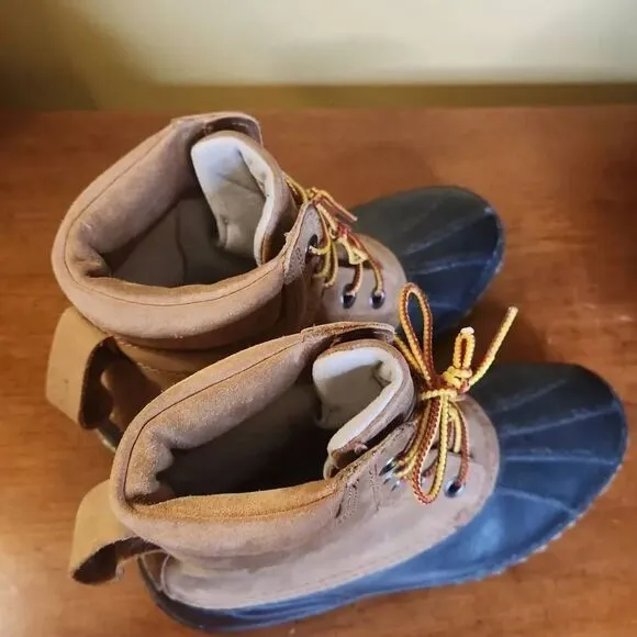 Sorel Cheyenne waterproof leather duck boots men's size 8