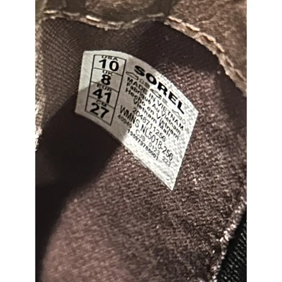 Sorel Emelie Chelsea Waterproof Boot Brown Leather Women Size 10