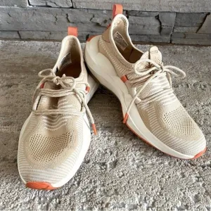Sorel Explorer Defy Low Top Sneakers Tennis Shoes Ceramic Chalk Orange Cream