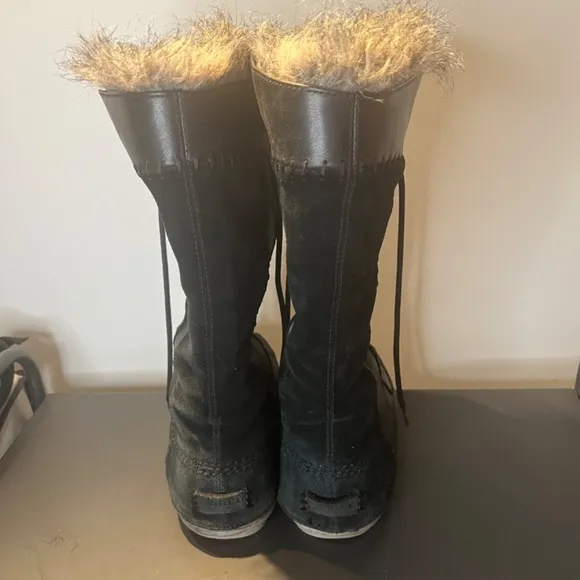 SOREL I Black &amp; Tusk Cate the Great Boot - Women Size 7 preloved
