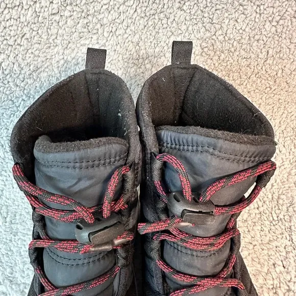 Sorel Insulted Ankle Boots Girls Kids size 3 Black Hiking Trail Outdoor Shoes