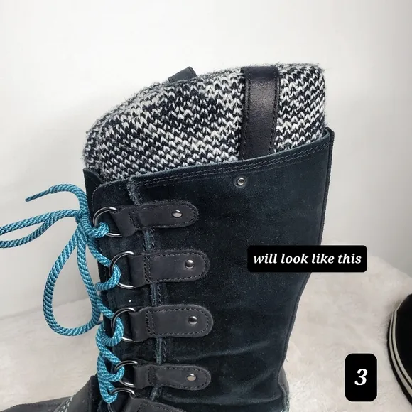 Sorel Joan Of Arctic Knit II Winter Snow Ski Waterproof Boots