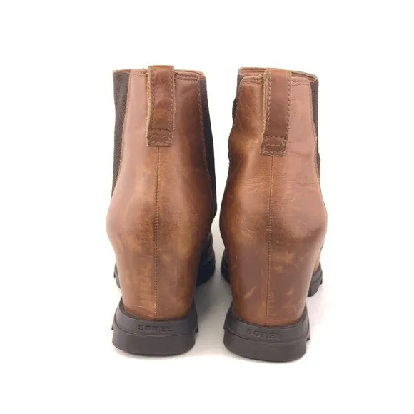 Sorel Joan of Arctic Wedge III Chelsea Ankle Boots 10 Wide