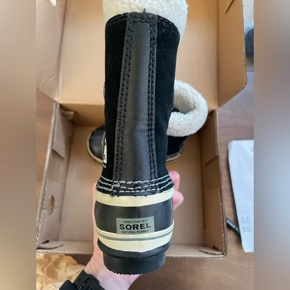 Sorel Kids Black Waterproof Boots