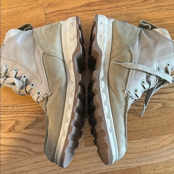 Sorel Tan Portzman Moc-Toe Boots part waterproof