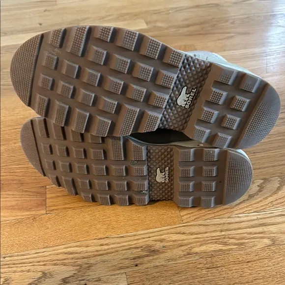 Sorel Tan Portzman Moc-Toe Boots part waterproof
