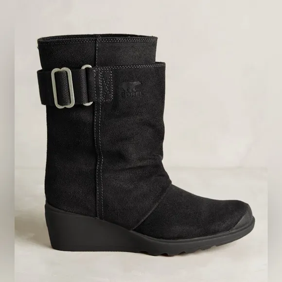 Sorel Toronto Mid Waterproof Suede Wedge Boots