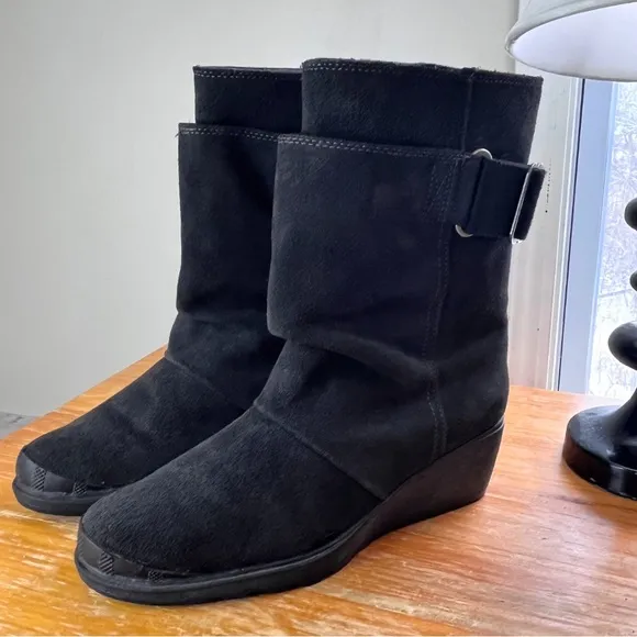 Sorel Toronto Mid Waterproof Suede Wedge Boots