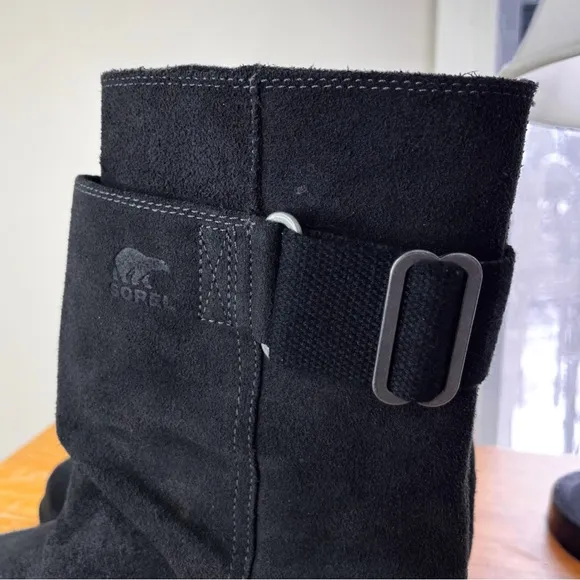 Sorel Toronto Mid Waterproof Suede Wedge Boots