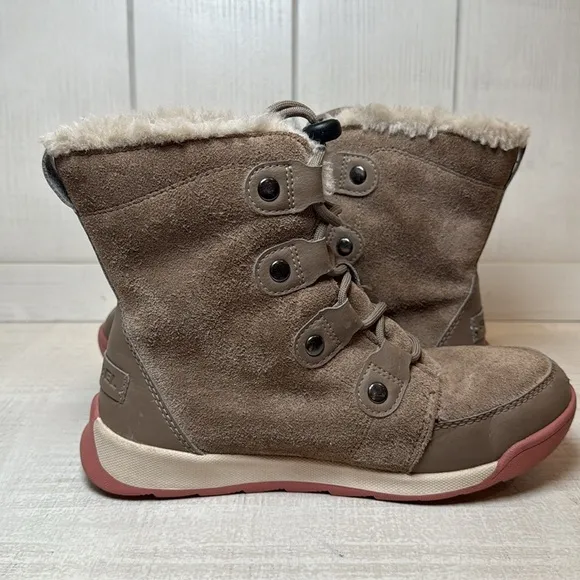 Sorel Unisex Kids Whitney II Suede Boots Size 4