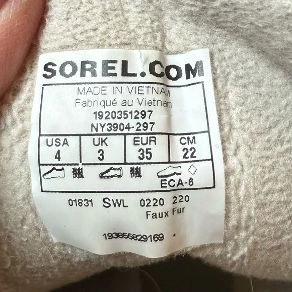 Sorel Unisex Kids Whitney II Suede Boots Size 4