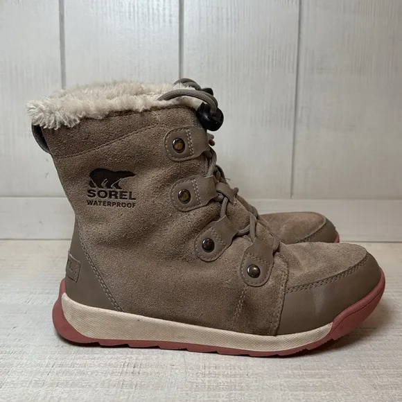 Sorel Unisex Kids Whitney II Suede Boots Size 4