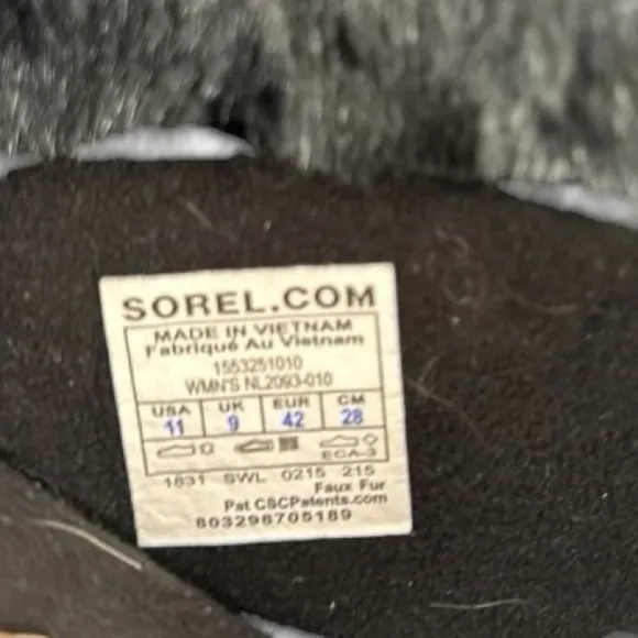 Sorel Winter Boots Tivoli High faux fur warm Suede ski mountains cabin sz 11