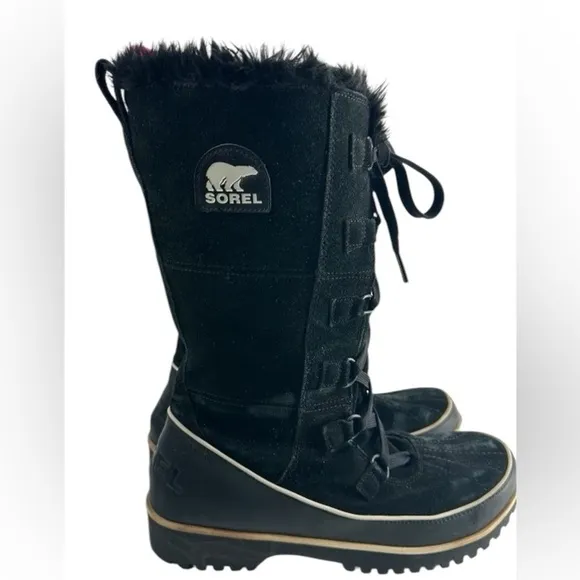 Sorel Winter Boots Tivoli High faux fur warm Suede ski mountains cabin sz 11