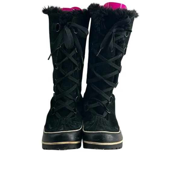 Sorel Winter Boots Tivoli High faux fur warm Suede ski mountains cabin sz 11