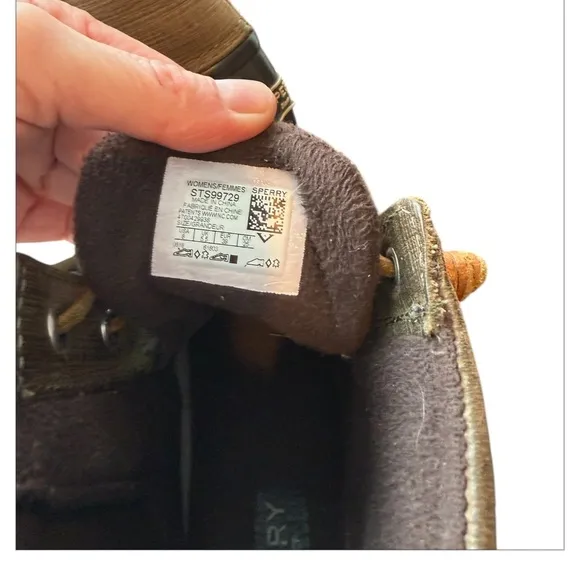 SPERRY Duck Boots - Brown/Green