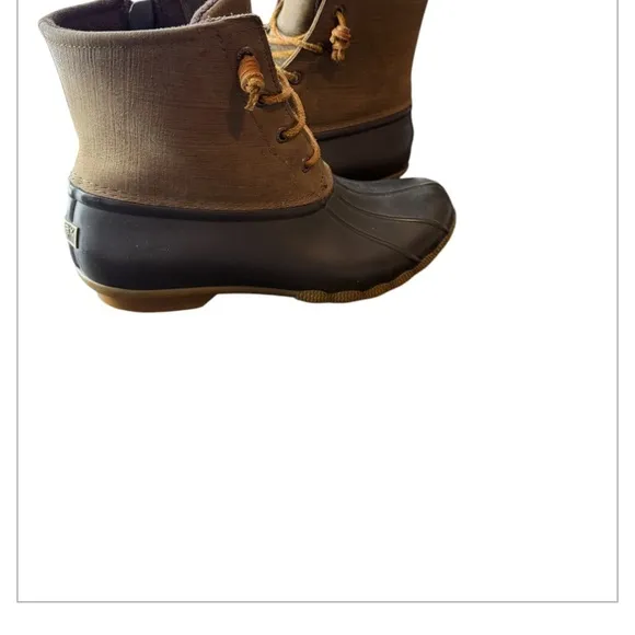 SPERRY Duck Boots - Brown/Green
