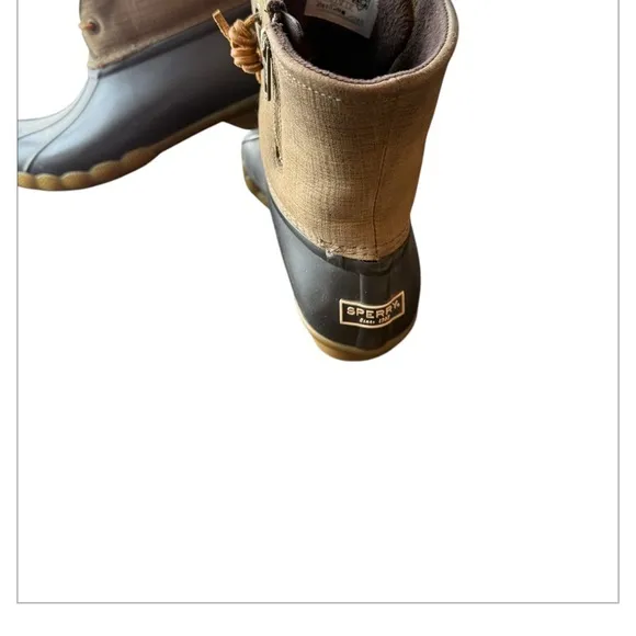 SPERRY Duck Boots - Brown/Green
