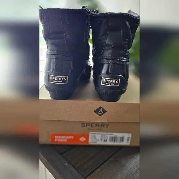 Sperry Memory Foam Waterproof Duck Boots